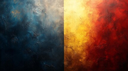 Dramatic Blue and Red Abstract Background. Generative AI