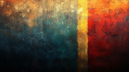 Cameroon Flag Inspired Abstract Texture Background. Generative AI