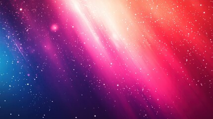 Cosmic stardust streaking across vibrant pink and blue galaxy Copy space