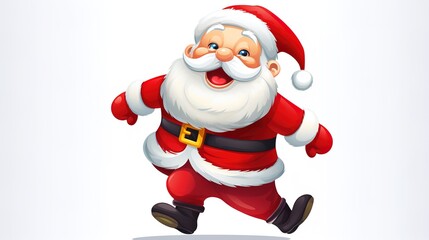 Cartoon illustration of celebration of Christmas,generated with AI.