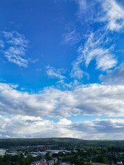 Obraz premium Aerial View of Cumberland Basin Central Bristol City of Southwest of England, Great Britain. High Angle Footage Was Captured with Drone's Camera from Medium High Altitude on May 28th, 2024.