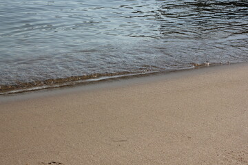 waves on the beach