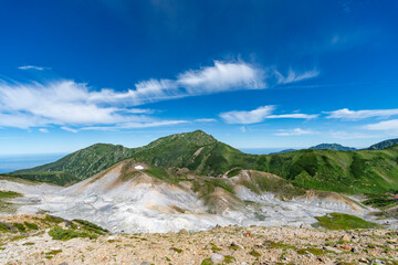 夏空の立山 室堂