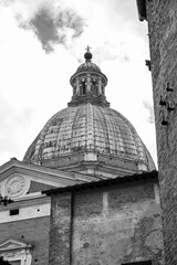 Fototapeta premium Insigne Collegiata di Santa Maria Church in Siena, Italy