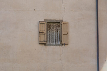 Bergamo, Italy . Architecture in the Upper Town, Citta Alta in Bergamo, Lombardy, Italy.