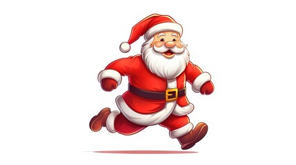 Cartoon illustration of celebration of Christmas,generated with AI.