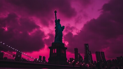 Spectacular new year's fireworks display over new york city skyline, illuminating the night sky with vibrant colors and sparkling explosions to celebrate the arrival of the new year