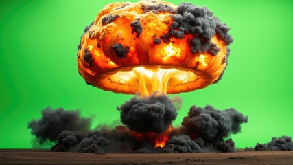 Fire in the fireplace, explosion wallpaper, nuclear bomb, atom bomb blast radius, bomb blast images, fire explosion on green screen background