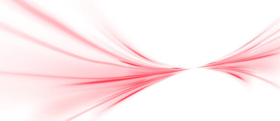 Png neon rays vector abstract background red. Futuristic technological style. Png Abstract background with speed lines. Vector illustration. Futuristic. The light lines of the road are red