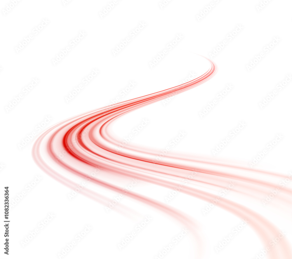 Sticker png futuristic technological style. png abstract background with speed lines. neon color rays vector