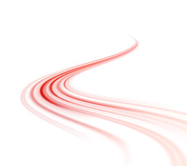 Png futuristic technological style. Png abstract background with speed lines. Neon color rays vector abstract background. The light lines of the road a blue light background creating of movement