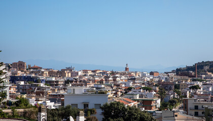 Obraz premium early morning view to theold town of Gaeta