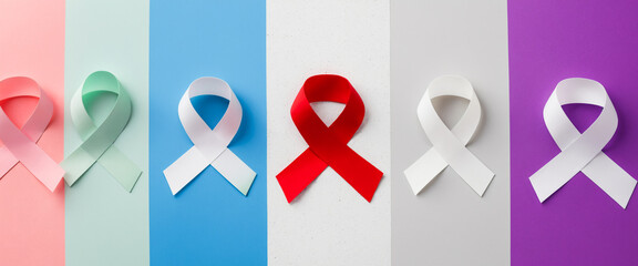 aids awareness ribbon, World aids cancer day, awareness concept with ribbon 