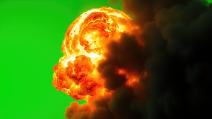 Fire in the fireplace, explosion wallpaper, nuclear bomb, atom bomb blast radius, bomb blast images, fire explosion on green screen background