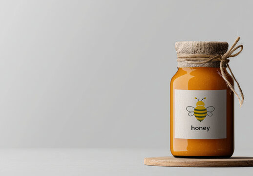 Honey Jar Mockup Template