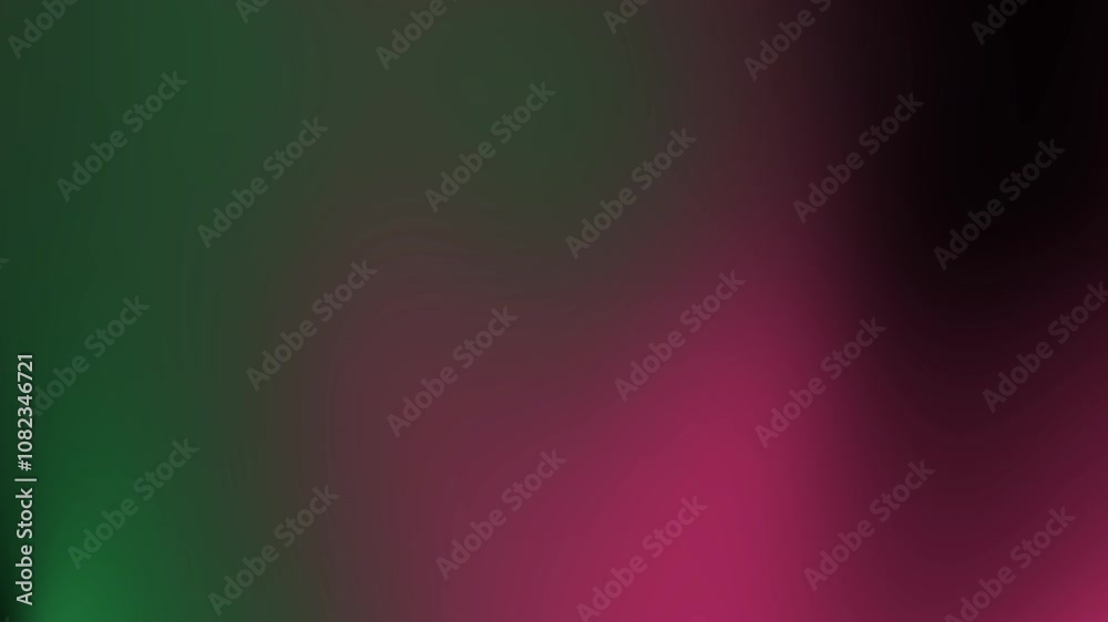 Poster abstract gradient background featuring a blend of deep green and vibrant pink tones, creating a soft