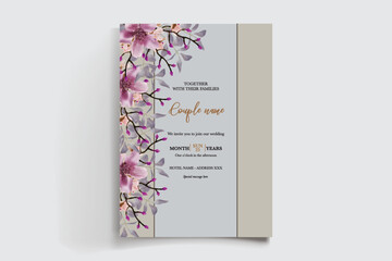 BRIDAL SHOWER FLORAL INVITATION TEMPLATE