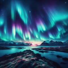 Northern Lights Dancing in the Sky