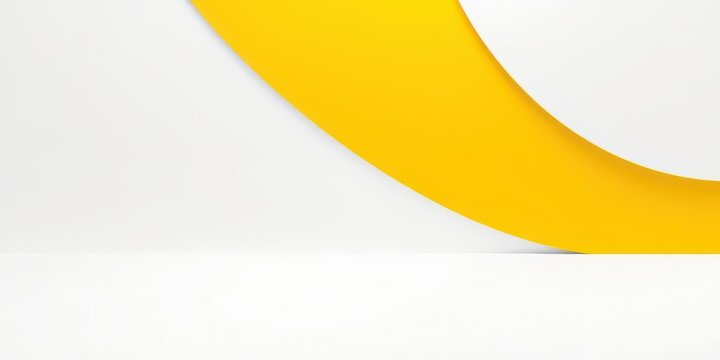 Minimalist and modern personal and agency portfolio layout featuring yellow accents on a sleek white background, minimalist, yellow