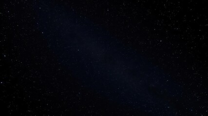 Obraz premium Night sky with thousands of twinkling stars shining on a deep black background, peaceful