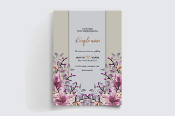 BRIDAL SHOWER FLORAL INVITATION TEMPLATE