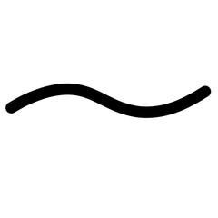 Thin paint brush line design