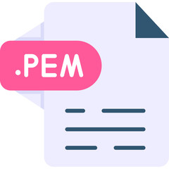 Obraz premium PEM Icon