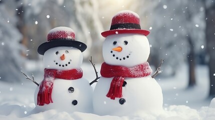 Cartoon illustration of celebration of Christmas,generated with AI.