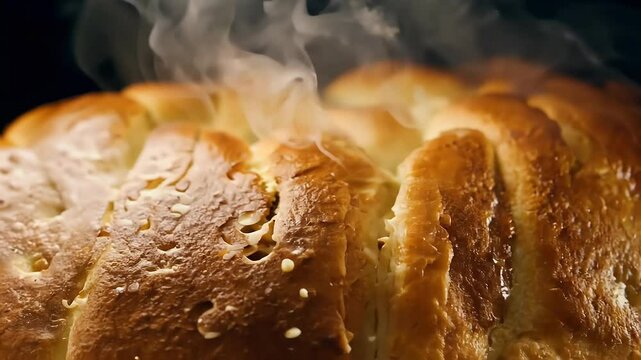 create mouthwatering visual ideal food commercials baking related videos 4K background man kitchen bake wheat rye rustic organic natural loaf homemade healthy grain fresh flour whole brown baker
