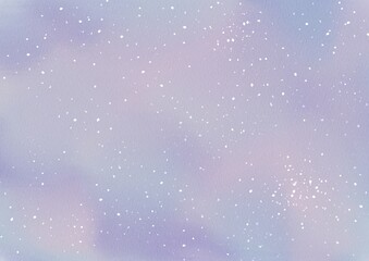 christmas background with snowflakes - lavender landscape