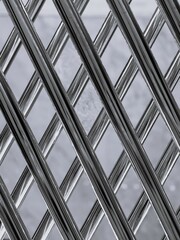 Abstract Metal Lattice with a Reflective Surface