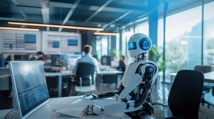 Robotic process automation in the office  streamlining tasks for strategic focus and planning