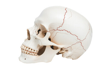 Human Skeleton Head Close Up View Skull Bones Anatomy Study