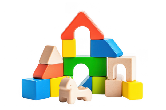 Colorful Building Blocks Toy Set for Kids Playtime