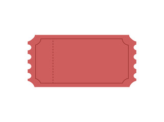Red ticket icon