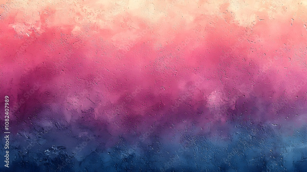Poster serene and elegant pastel gradient backdrop with a soft blended color palette and a subtle digital n