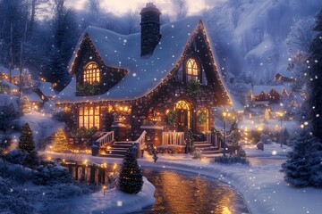 Christmas , winter , Generative AI