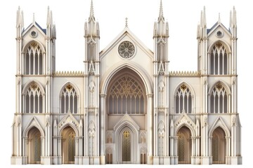 Obraz premium An architectural drawing of an elegant Art building