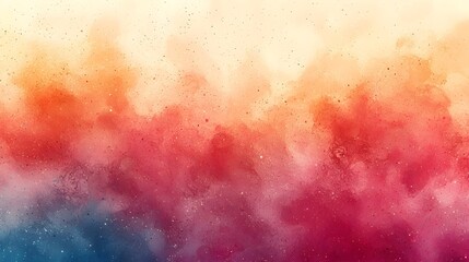 Obraz premium Minimalist and elegant grainy gradient background transitioning from a soft pastel peach tone to a subtle ivory hue with a seamless noise texture overlay