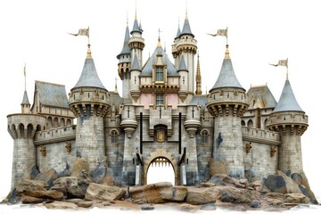 An architectural drawing of an elegant Art building