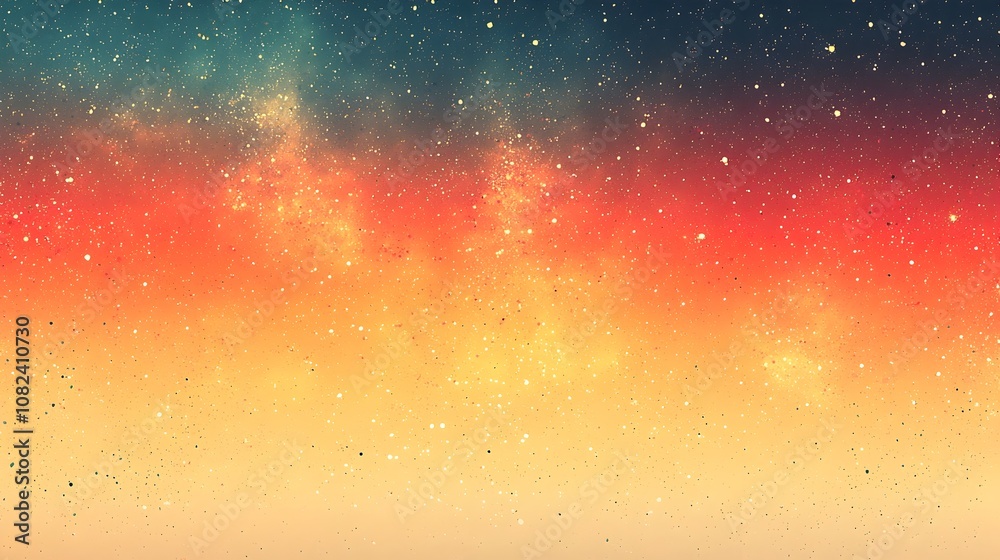 Poster minimalist of a soft pastel gradient background fading from peach to light sand with a subtle noise 