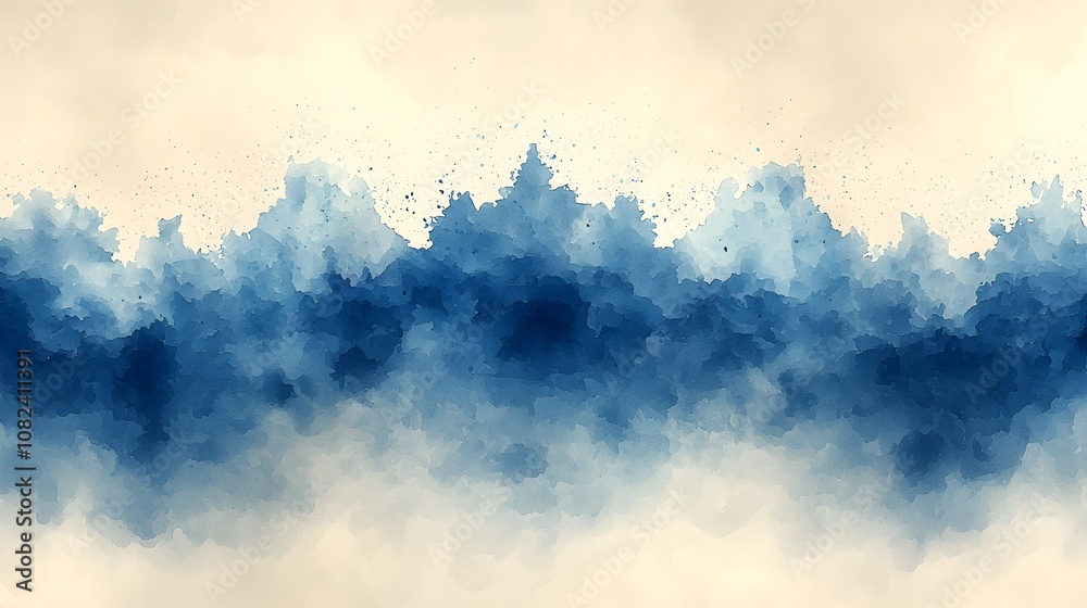 Poster elegant and calming pastel gradient background with a soft textured noise effect creating a soothing