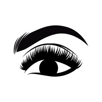 recommend clip art: eyelashes icon vektor
