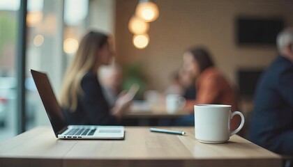 person working on laptop in cafe