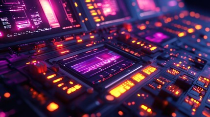 Futuristic Control Panel