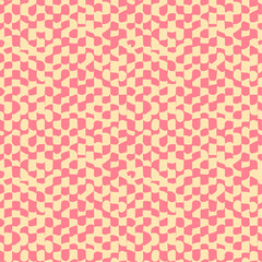Psychedelic checkerboard poster