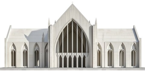 An architectural drawing of an elegant Art building