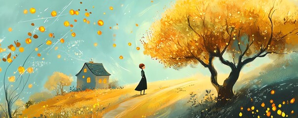 Charming Illustrations for Kids' Storybook Cover