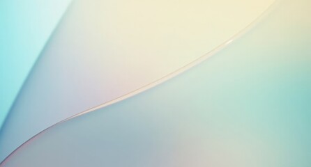 Obraz premium Sharp glass in pastel hues with close-up detail and depth of field, perfect for a serene, minimalistic abstract wallpaper.