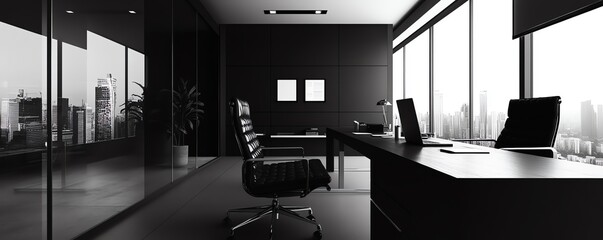 Elegant Monochrome Aesthetic for Portfolios